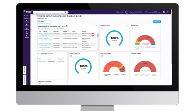 Fuse dental software shown on a monitor