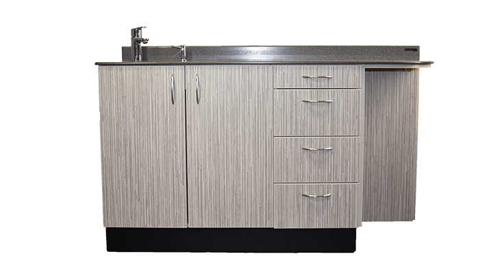 Royal Biotec C Series dental cabinet, side console