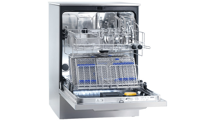 Miele PG 8581 Undercounter Washer-Disinfector, opened